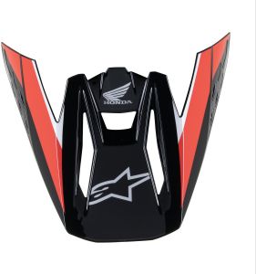 šilt pre prilby S-M5 HONDA kolekcia, ALPINESTARS (čierna/červená/sivá)