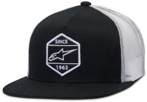 šiltovka BOLT TRUCKER, ALPINESTARS (čierna/biela)