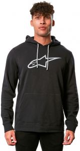Mikina AGELESS 2 HOODIE, ALPINESTARS (sivá/čierna)