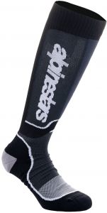 Ponožky MX PLUS, ALPINESTARS (čierna/biela)