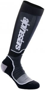 Ponožky MX PLUS, ALPINESTARS, detské (čierna/biela)