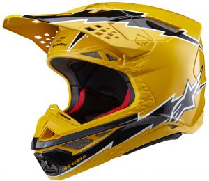 Prilba SUPERTECH S-M10 AMPRESS, ALPINESTARS (čierna/žltá)