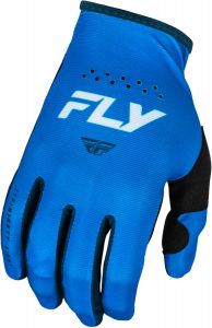 rukavice LITE, FLY RACING - USA (modrá/biela)