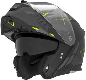 Prilba N967 SYNCHRO, NOX (čierna matná,neon žltá)
