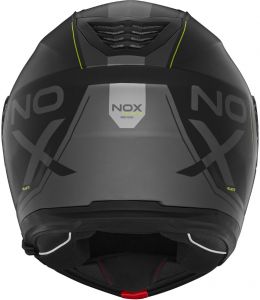 Prilba N968 TOMAK, NOX (čierna matná,neon žltá) 2024
