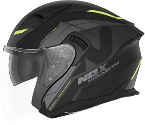 Prilba N130 KLINT, NOX (čierna matná,žltá) 2024