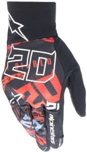 rukavice REEF FQ20 kolekcia, ALPINESTARS (čierna/červená/modrá/biela)