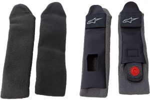 Polstrované kryty remienkov zapínánia pre prilby SUPERTECH R10, ALPINESTARS (1 p