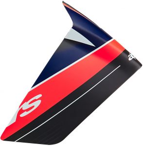 aerodynamický spoiler pre prilby SUPERTECH R-10 TEAM racing profil, ALPINESTARS