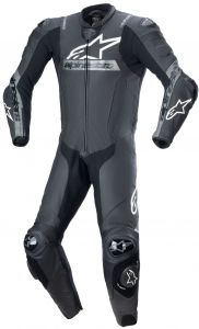 Jednodielna kombinéza MISSILE 2 WARD, ALPINESTARS (čier./metalická sivá) 2024