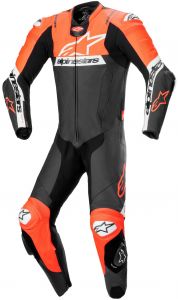 Jednodielna kombinéza MISSILE 2 WARD, ALPINESTARS (čier./červ. fluo/biela) 2024
