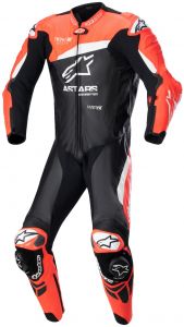 jednodielna kombinéza GP PLUS 4, TECH-AIR komp., ALPINESTARS (čierna/červená)