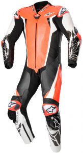 jednodiel. kombinéza RACING ABSOLUTE 2, TECH-AIR komp, ALPINESTARS červená/biela