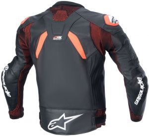 Bunda GP PLUS R 4 RIDEKNIT, ALPINESTARS (čierna/červená fluo/biela) 2024