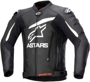 Bunda GP PLUS 4, ALPINESTARS (čierna/biela) 2024