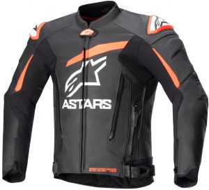 Bunda GP PLUS 4, ALPINESTARS (čierna/čierna fluo/biela) 2024