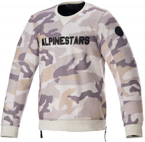 Bunda LEGIT CREW FLEECE, ALPINESTARS (svetlo sivá camo) 2024