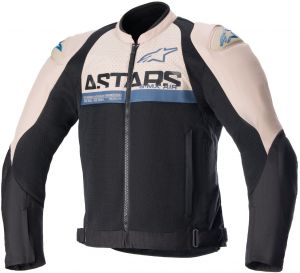 Bunda SMX AIR, ALPINESTARS (svetlo hnedá/čierna/modrá) 2024