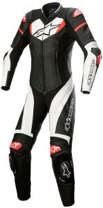 jednodielná kombinéza STELLA GP PLUS 2, ALPINESTARS (čierna/biela/červená fluo)