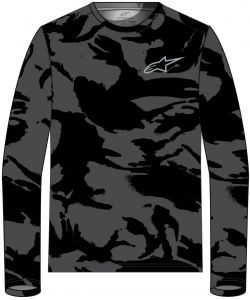 Tričko CAMO PERFORMANCE dlhý rukáv, ALPINESTARS (čierna camo)