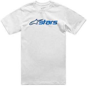 Tričko BLAZE 2.0 CSF, ALPINESTARS (biela/modrá)