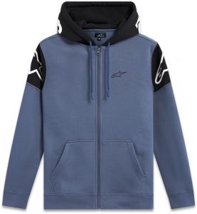 mikina VELOCITY HOODIE, ALPINESTARS (modrá/čierna)