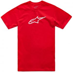 tričko AGELESS 2.0 CSF, ALPINESTARS (červená/biela)