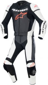 Dvojdielna kombinéza GP FORCE LURV, ALPINESTARS (biela/čierna/červená fluo) 2024