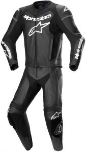 Dvojdielna kombinéza GP FORCE LURV, ALPINESTARS (čierna/biela) 2024