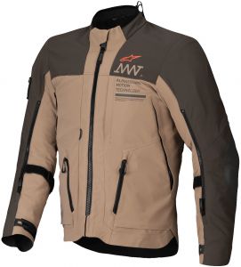 bunda AMT-8 STRETCH DRYSTAR XF, ALPINESTARS (tmavo hnedá/tmavá khaki)