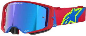 Okuliare SUPERTECH CORP ALPINESTARS (červená/modrá,zrkadlové strieb. plexi) 2025