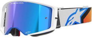 Okuliare SUPERTECH CORP,ALPINESTARS (modrá/oranžová, zrkadlové modré plexi) 2025