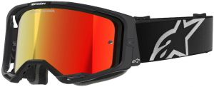 Okuliare VISION 8 CORP, ALPINESTARS (čierna, zrkadlové červené plexi) 2025