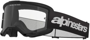 Okuliare VISION 3 WORDMARK, ALPINESTARS (čierna, číre plexi) 2025