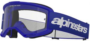 Okuliare VISION 3 WORDMARK, ALPINESTARS (modrá, číre plexi) 2025