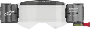 Sada ROLL-OFF WIDE VISION pre okuliare SUPERTECH ALPINESTARS (číre plexi, čapy)