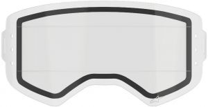 plexi pre okuliare SUPERTECH, ALPINESTARS (dvojité antifog číre pre systém roll-