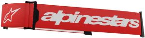 náhradný textilný popruh pre okuliare SUPERTECH a VISION 8, ALPINESTARS (červená