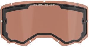 Plexi pre okuliare VISION 8/5/3, ALPINESTARS (dvojité antifog oranžovo hnedá)