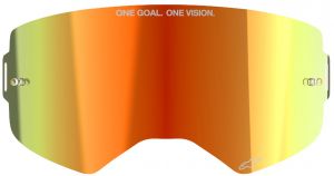 plexi pre okuliare SUPERTECH, ALPINESTARS (zrkadlové červené ABSOLUTE VISION™)