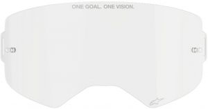 plexi pre okuliare SUPERTECH, ALPINESTARS (číre)