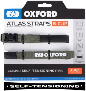 Batožinové popruhy Atlas B-Clip, OXFORD (zelená, 17mm x 2m)