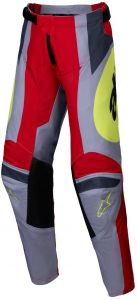 Nohavice RACER MELT, ALPINESTARS, detské (červená/sivá) 2025