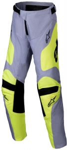 Nohavice RACER VEIL, ALPINESTARS, detské (sivá/žltá fluo) 2025