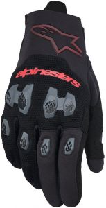rukavice PRO-DURA, ALPINESTARS (čierna/červená) 2025