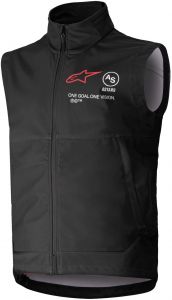 vesta TECHSTAR SOFTSHELL, ALPINESTARS, detská (čierna)