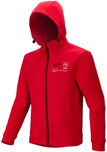 mikina RACER MX FLEECE, ALPINESTARS (červená)