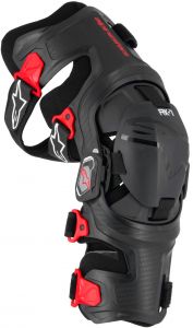 kolenné ortézy RK-7 PLASMA, ALPINESTARS (čierna/červená) 2025