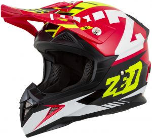 Prilba X1.9D TARGA, ZED, detská (červená/žltá fluo/čierna/biela) 2025