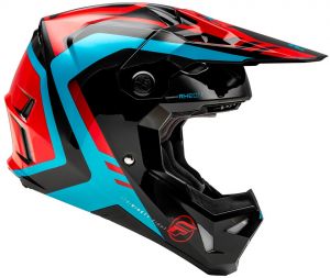 Prilba FORMULA CP, FLY RACING - USA (červená/čierna/modrá)